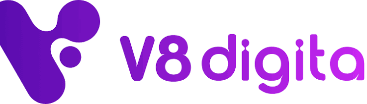 Logo oficial V8 Digital